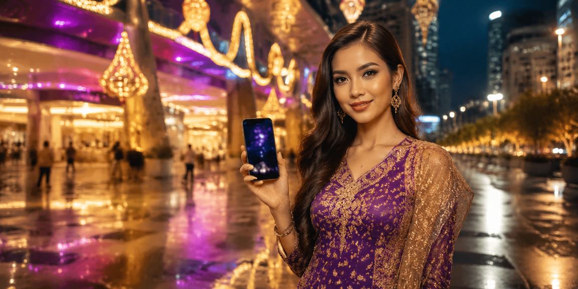 Pengguna aplikasi kasino dari Sarawak mengakses slot bila2 melalui telefon pintar